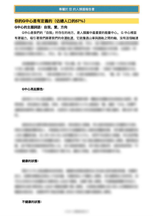 人類圖報告書(含個人解讀)：圖片 7